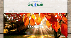 Desktop Screenshot of goodearthvitamin.com
