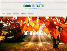 Tablet Screenshot of goodearthvitamin.com